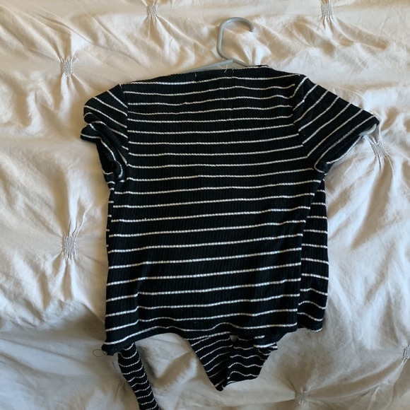 Project Social T black and white striped top - Picture 2 of 3